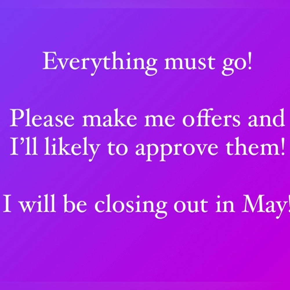 Closing sale!